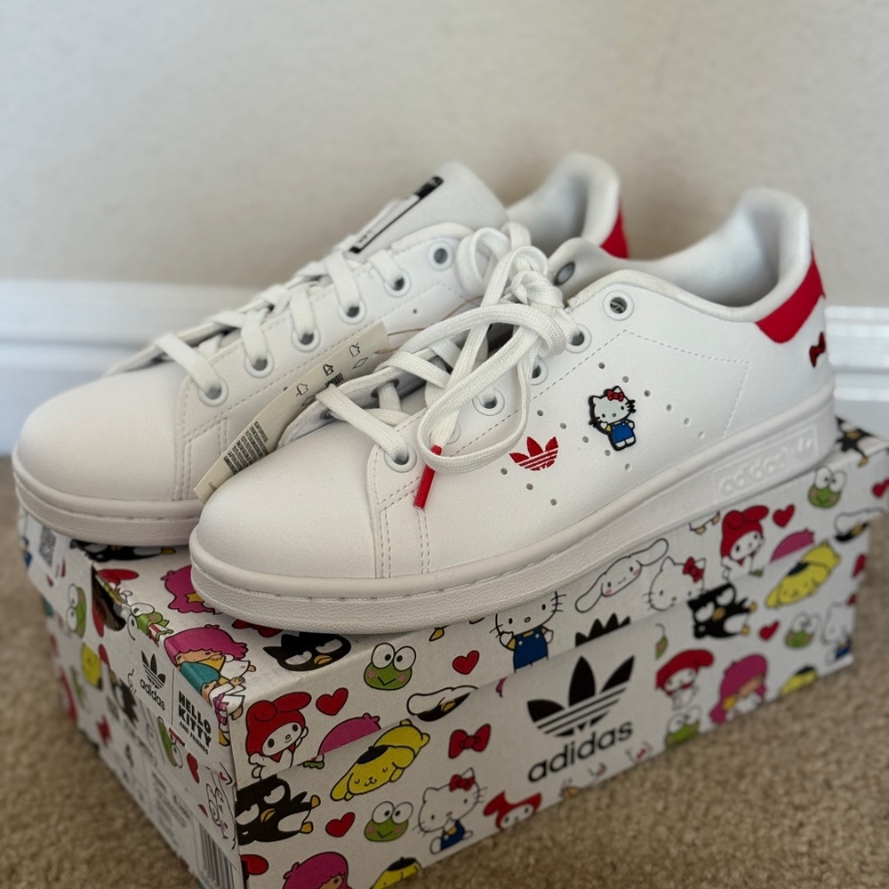 Adidas Hello Kitty White Sneakers
